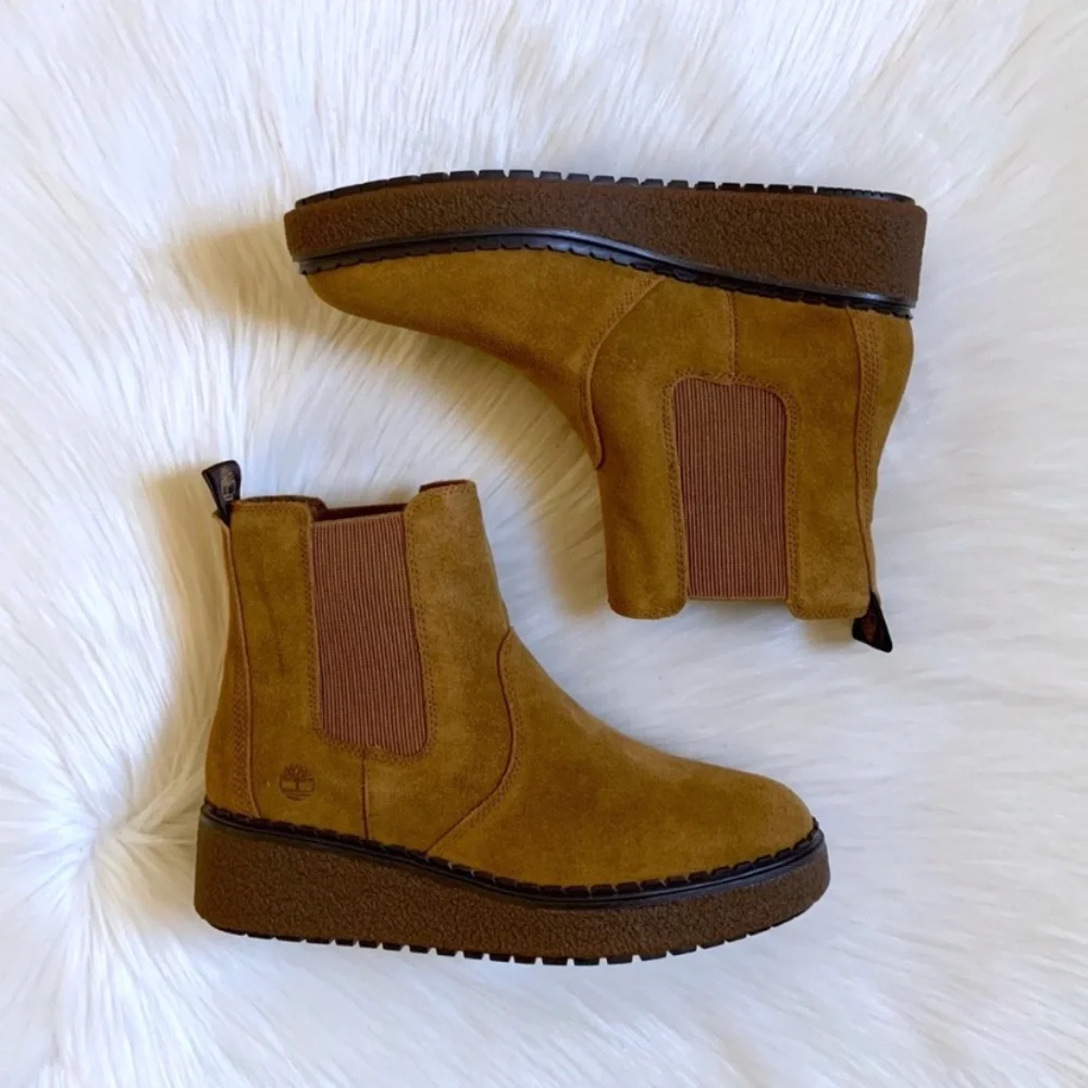 Timberland Bluebell Lane Suede Chelsea Wedge Boots - Picture 4 of 8